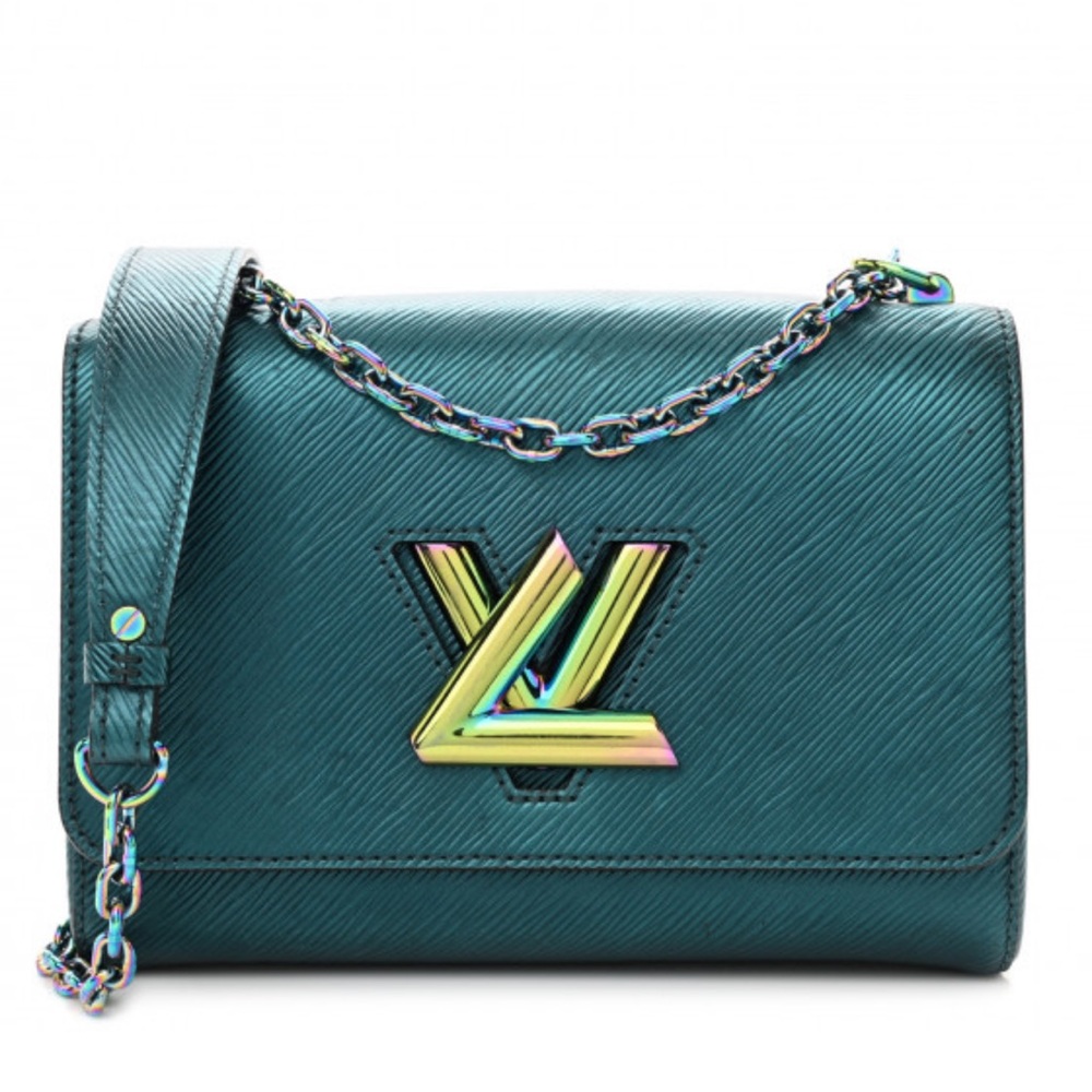 LOUIS VUITTON Epi Twist Scarabeo Shoulder Bag MM - Blue Boreale